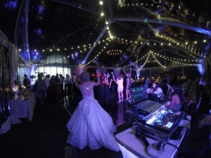 The Bride gets down