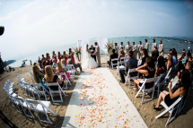 beach wedding vwiley